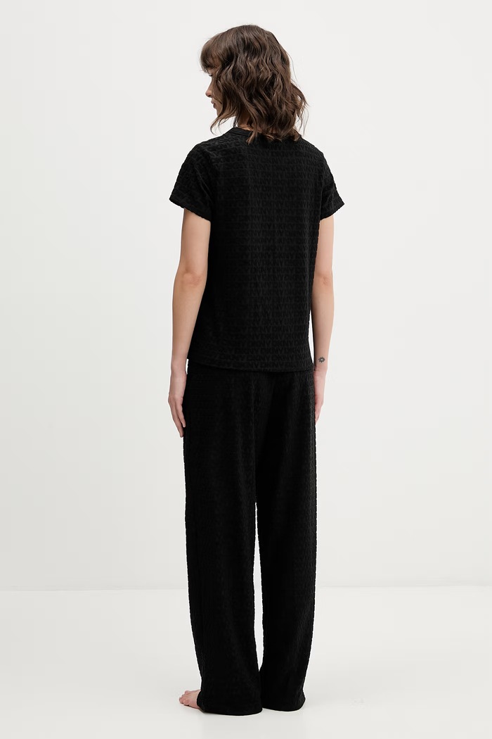 Îmbrăcăminte DKNY pijama din două piese pentru femei YI90117 negru