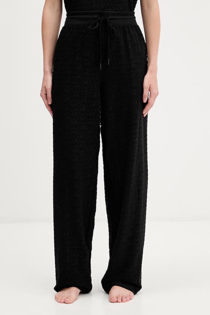 DKNY pijama din două piese pentru femei negru YI90117