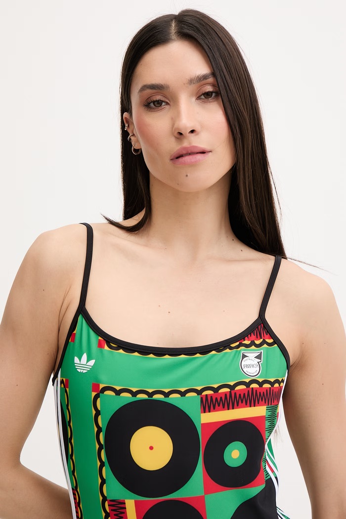 Odzież adidas Originals strój kąpielowy jednoczęściowy damski KF4962 zielony