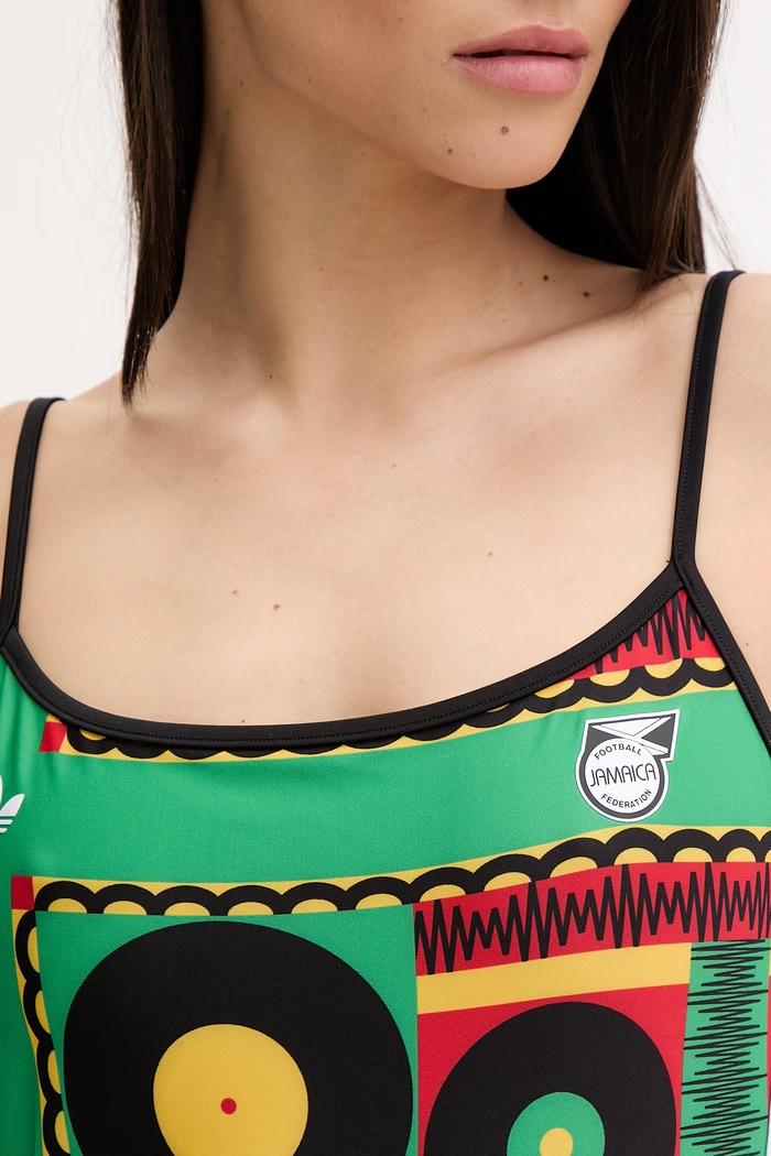 adidas Originals strój kąpielowy jednoczęściowy damski zielony KF4962