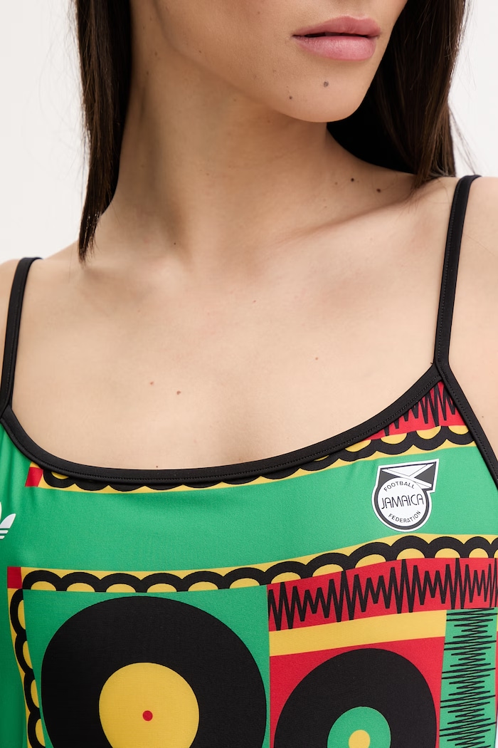 adidas Originals strój kąpielowy jednoczęściowy damski zielony KF4962