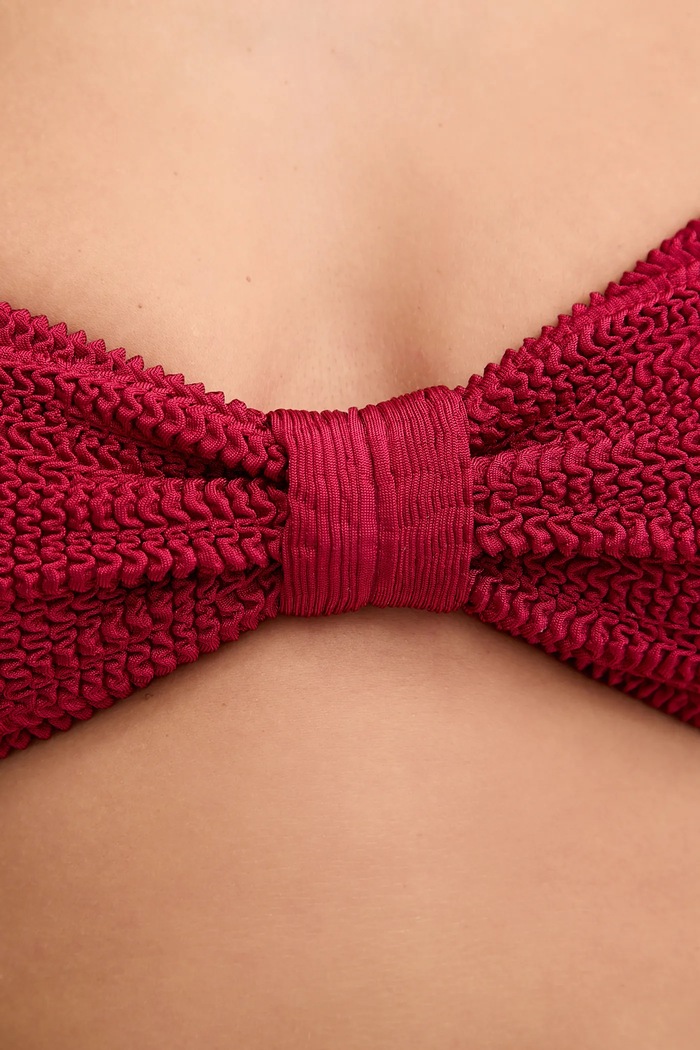 PARAMIDONNA costum de baie din două piese CR26S2PB burgundia