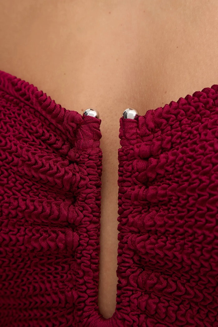 Îmbrăcăminte PARAMIDONNA costum de baie dintr-o bucată CR26FOPB burgundia