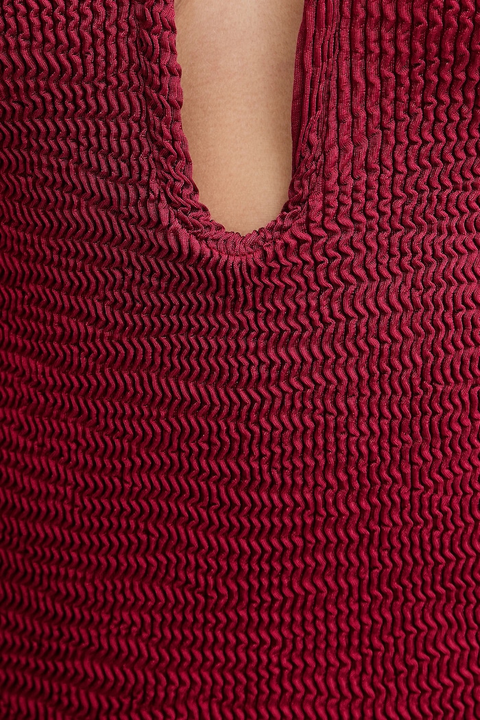 PARAMIDONNA costum de baie dintr-o bucată burgundia CR26MB