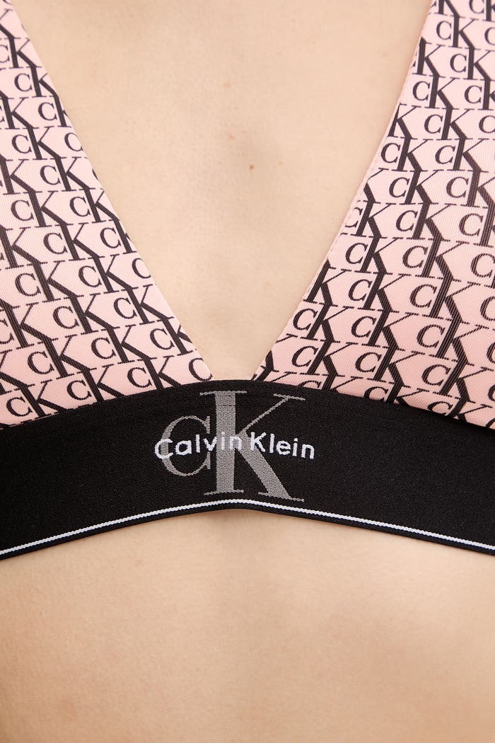 Calvin Klein Underwear sutien triunghi portocaliu LV00QF8703