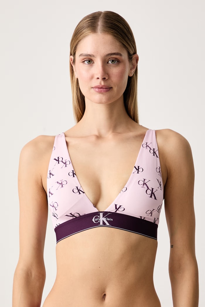 Calvin Klein Underwear Biustonosz trójkątny różowy LV00QF8703