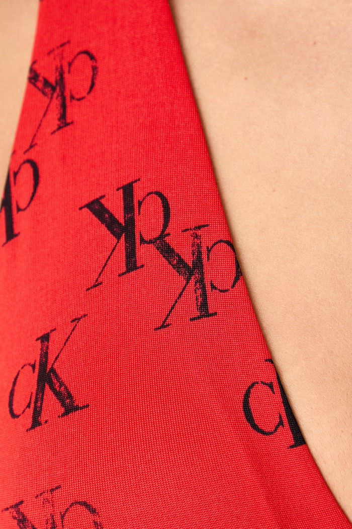Biustonosz trójkątny Calvin Klein Underwear LV00QF8703 czerwony