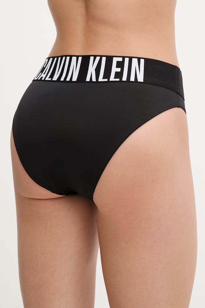 Oblečenie Calvin Klein plavkové nohavičky dámske LV00Q61190 čierna