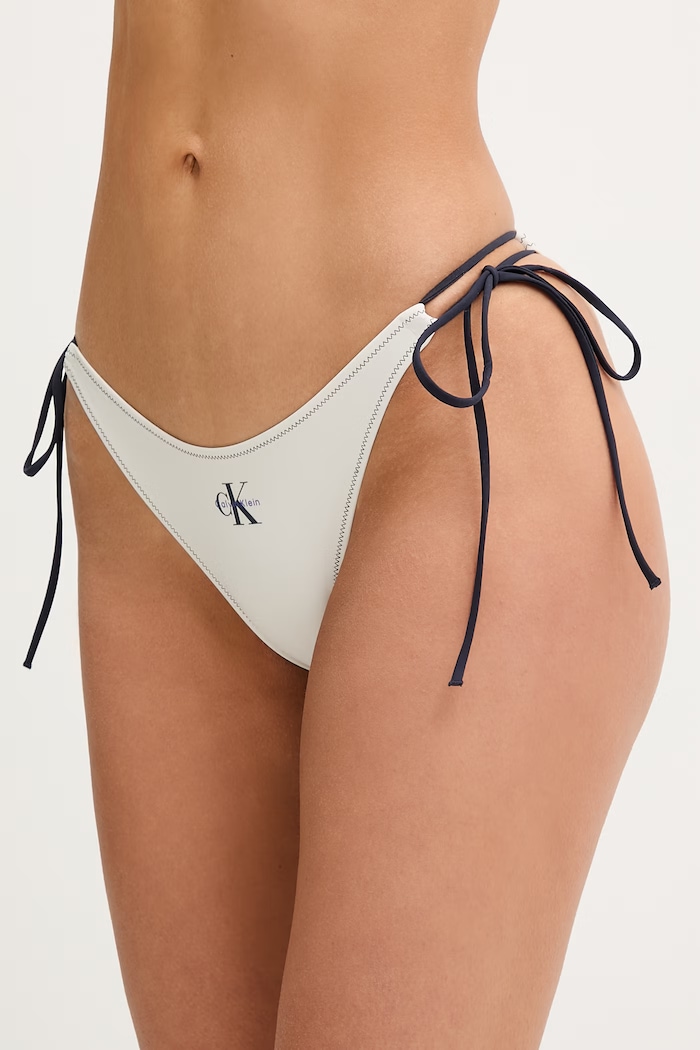 Calvin Klein chiloți de baie pentru femei bej LV00Q61215