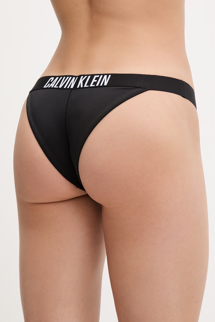 Oblečenie Calvin Klein plavkové nohavičky dámske LV00Q61218 čierna