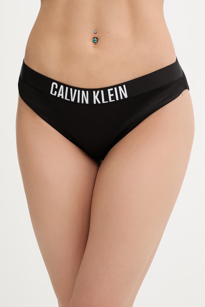 Calvin Klein plavkové nohavičky dámske čierna LV00Q61240