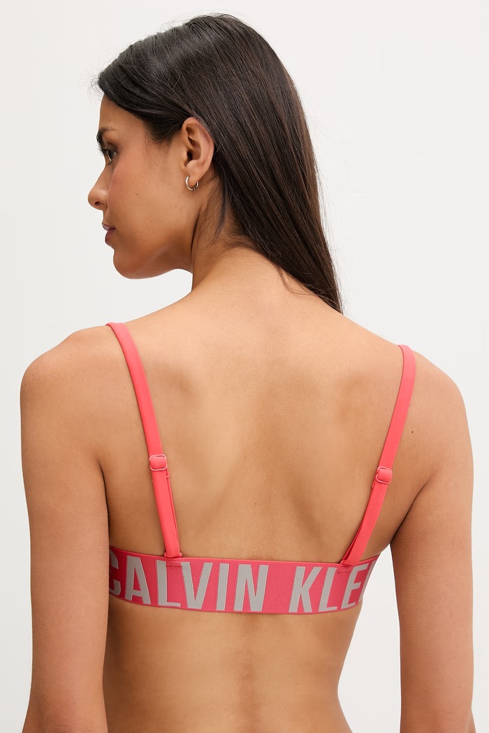 Calvin Klein biustonosz kąpielowy damski LV00Q61188 czerwony SS26