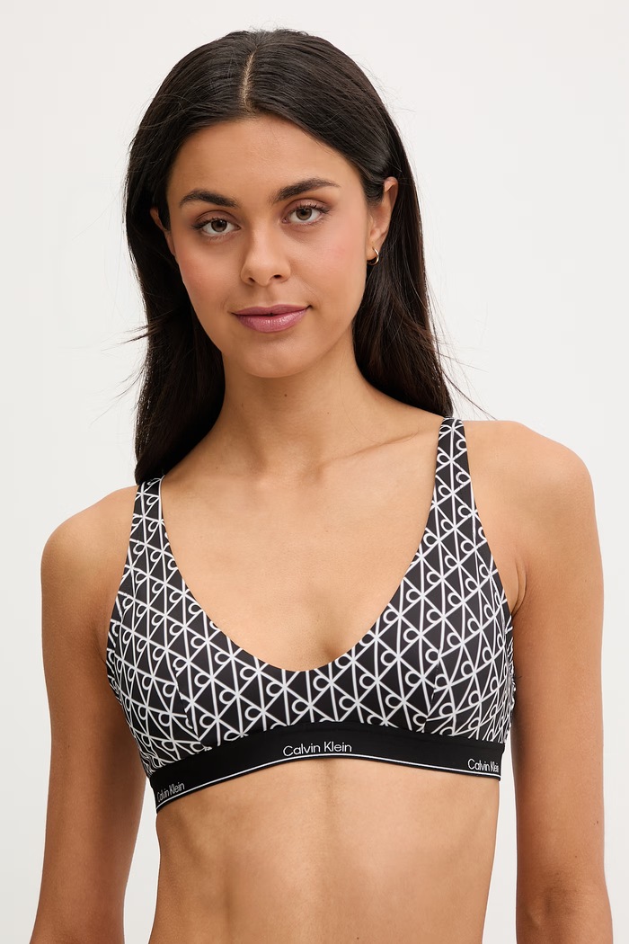 Calvin Klein plavková podprsenka dámska čierna LV00Q61207