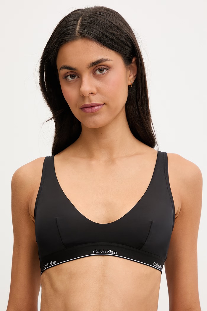 Calvin Klein plavková podprsenka dámska čierna LV00Q61207