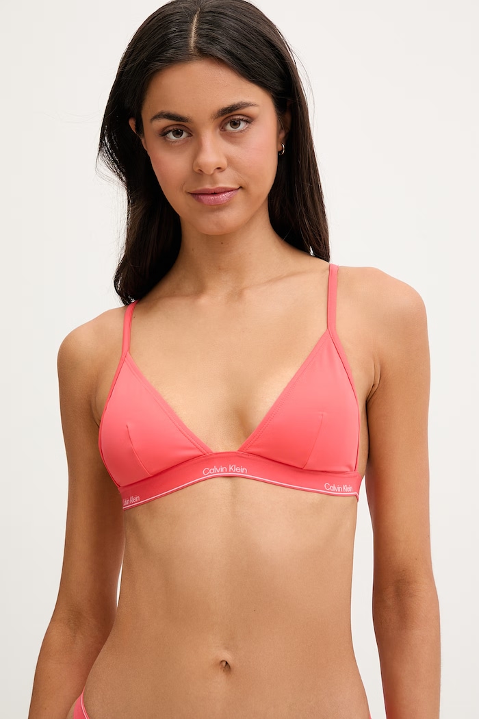 Calvin Klein biustonosz kąpielowy damski różowy LV00Q61208