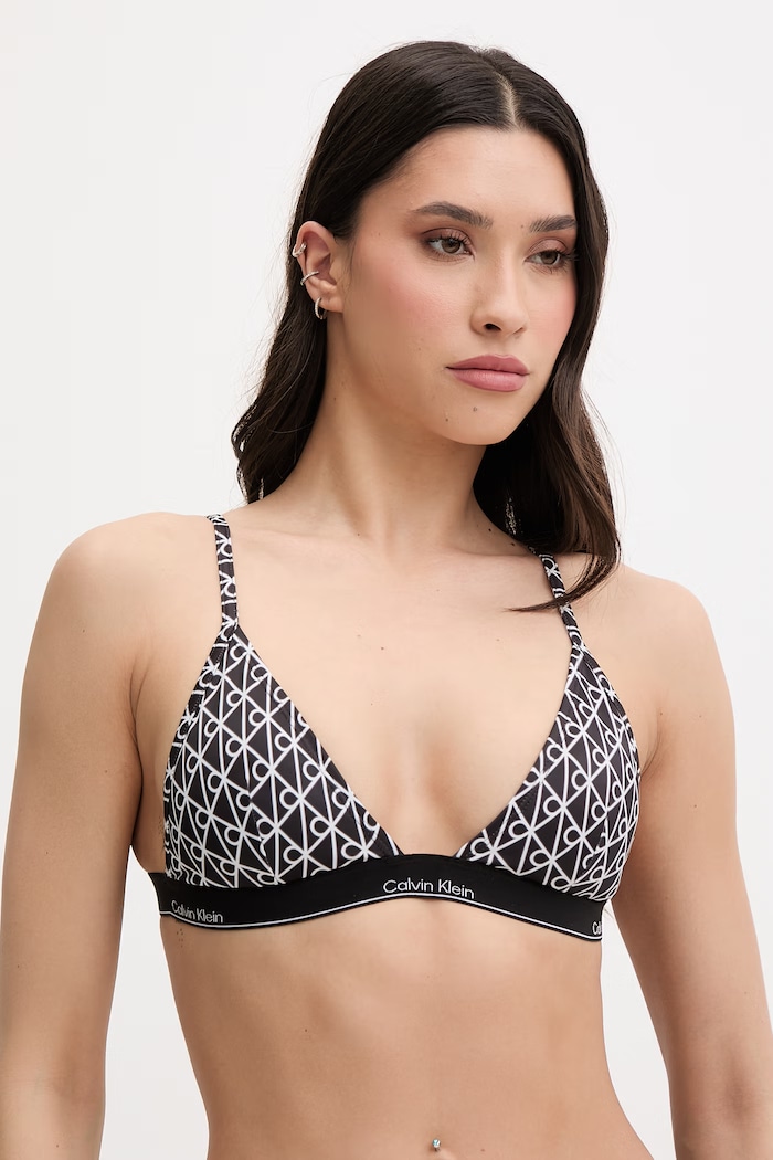 Calvin Klein plavková podprsenka dámska čierna LV00Q61208