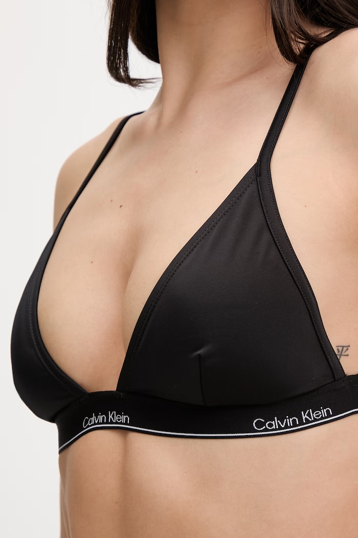 Calvin Klein plavková podprsenka dámska čierna LV00Q61208