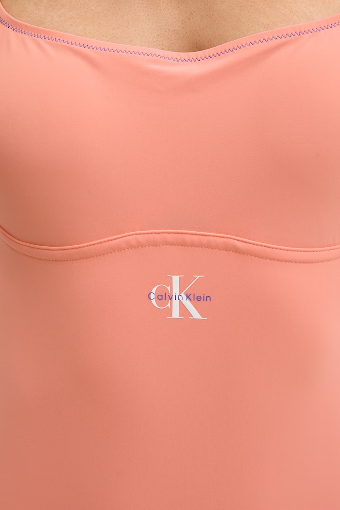 Calvin Klein jednodielne plavky dámske oranžová LV00Q61217