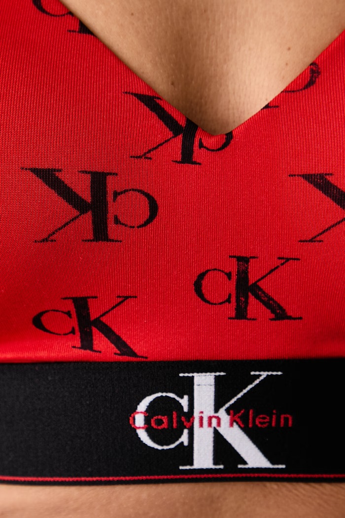 Braletka Calvin Klein Underwear LV00QF8877 czerwony