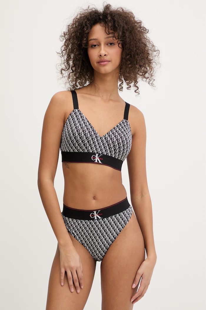 Calvin Klein Underwear braletka LV00QF8877 čierna SS26