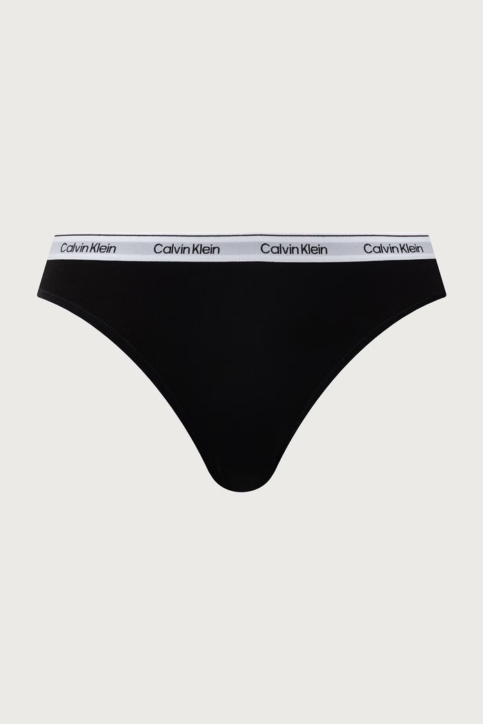 Calvin Klein Underwear figi damskie bawełniane z elastanem 3-pack LV00QD5207 niebieski SS26