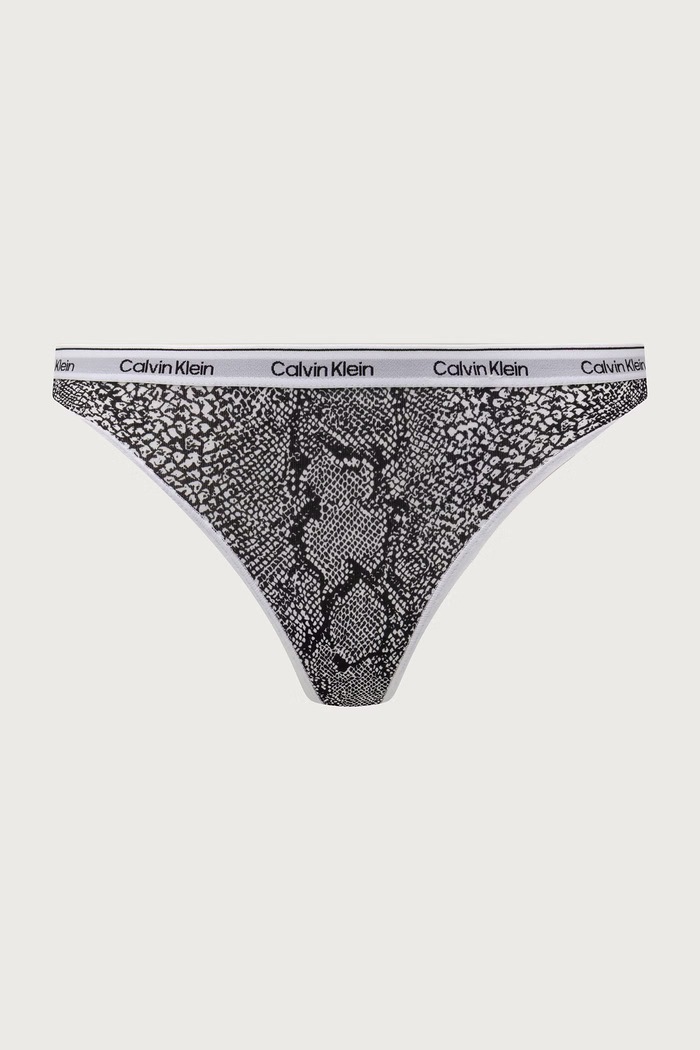 Calvin Klein Underwear tanga dámské bavlněné s elastanem 3-pack šedá LV00QD5209