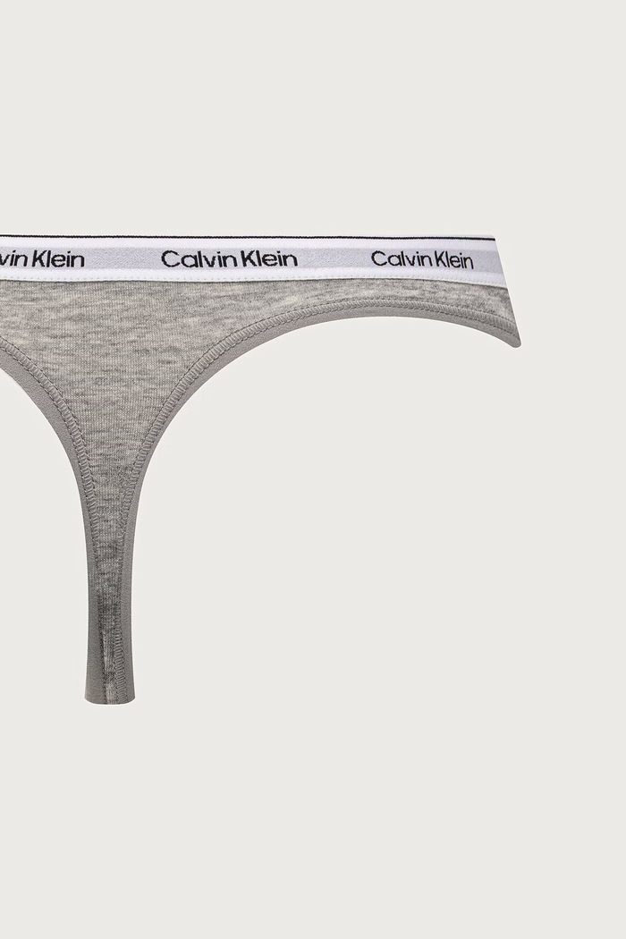 Calvin Klein Underwear tanga dámské bavlněné s elastanem 3-pack LV00QD5209