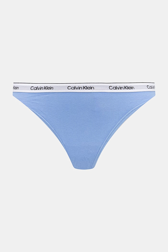 Oblečenie Calvin Klein Underwear tangá dámske 5-pak LV00QD5221 modrá