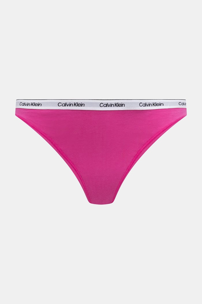 Calvin Klein Underwear tanga dámská 5-pack zelená LV00QD5221