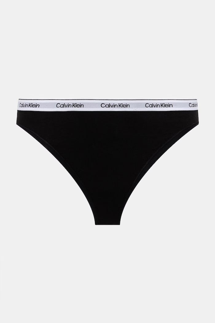 Calvin Klein Underwear tangá dámske 5-pak LV00QD5221 čierna