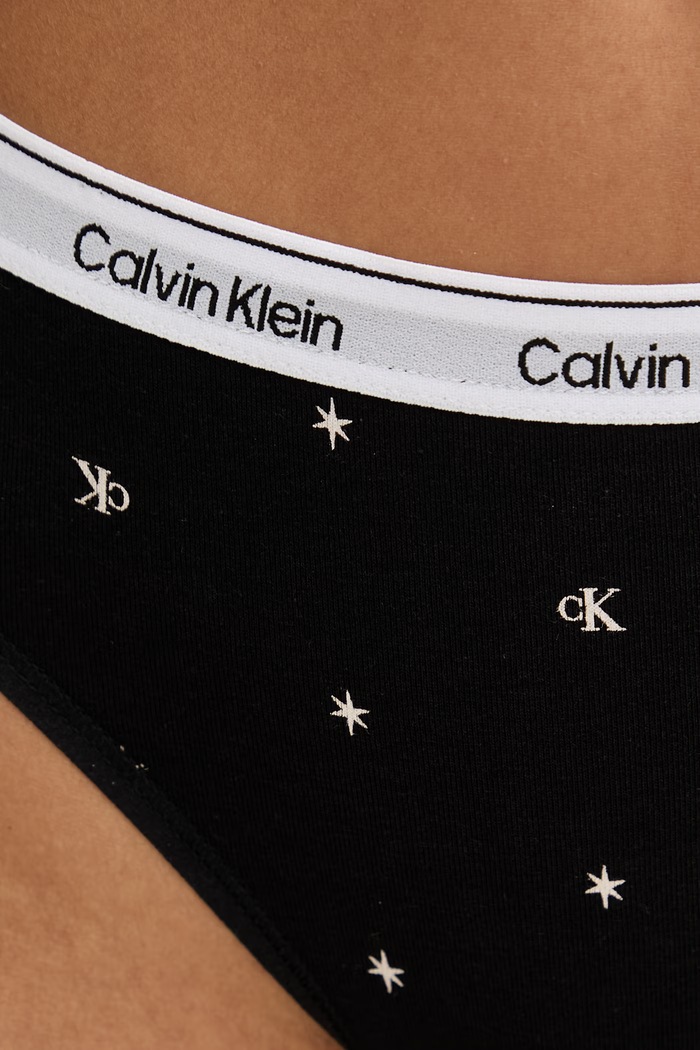 Calvin Klein Underwear brazyliany damskie bawełniane z elastanem czarny LV00QD5246