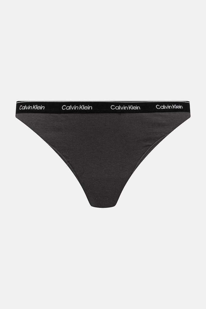 Dámske tangá s bavlnou Calvin Klein Underwear 7-pak LV00QD5319 modrá SS26