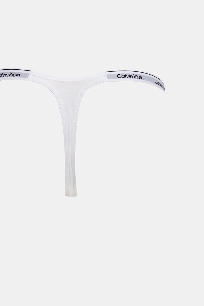 Calvin Klein Underwear tanga dámské 3-pack LV00QD5394 bílá