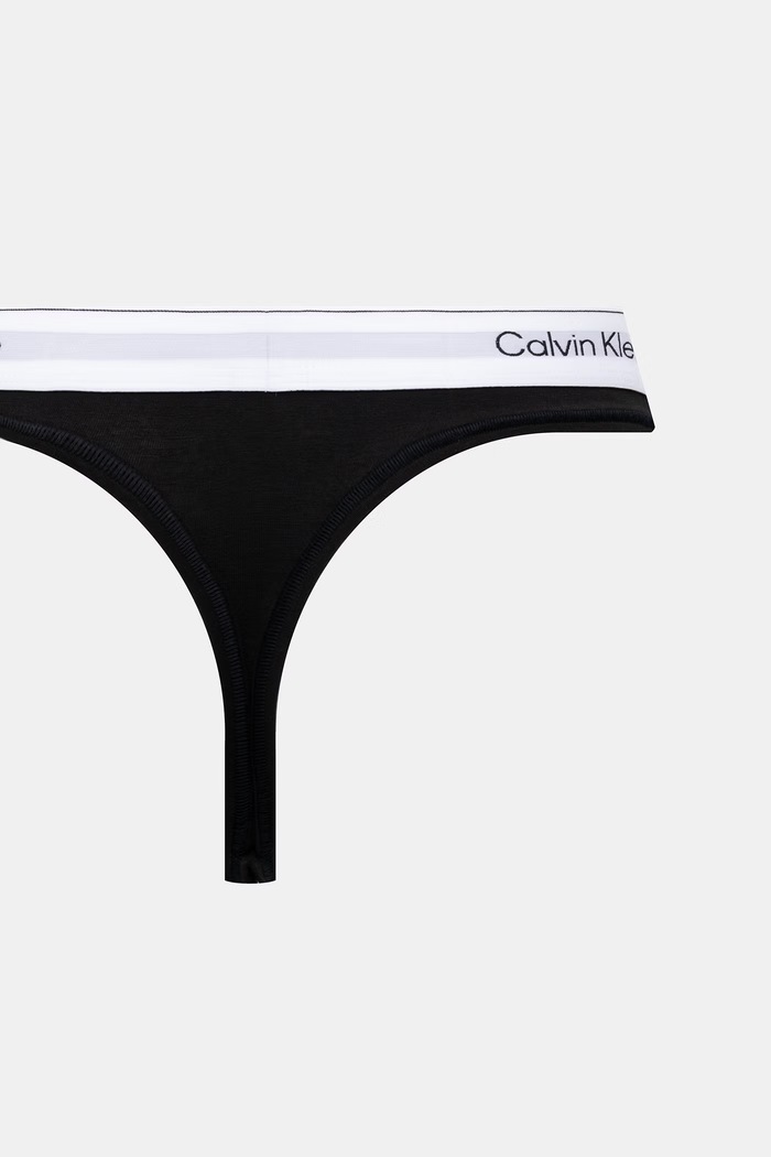 Calvin Klein Underwear tangá dámske 2-pak LV00QF8834 modrá
