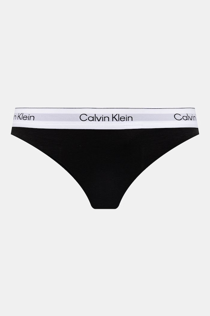 Calvin Klein Underwear tanga pentru femei pachet de 2 LV00QF8834 negru SS26