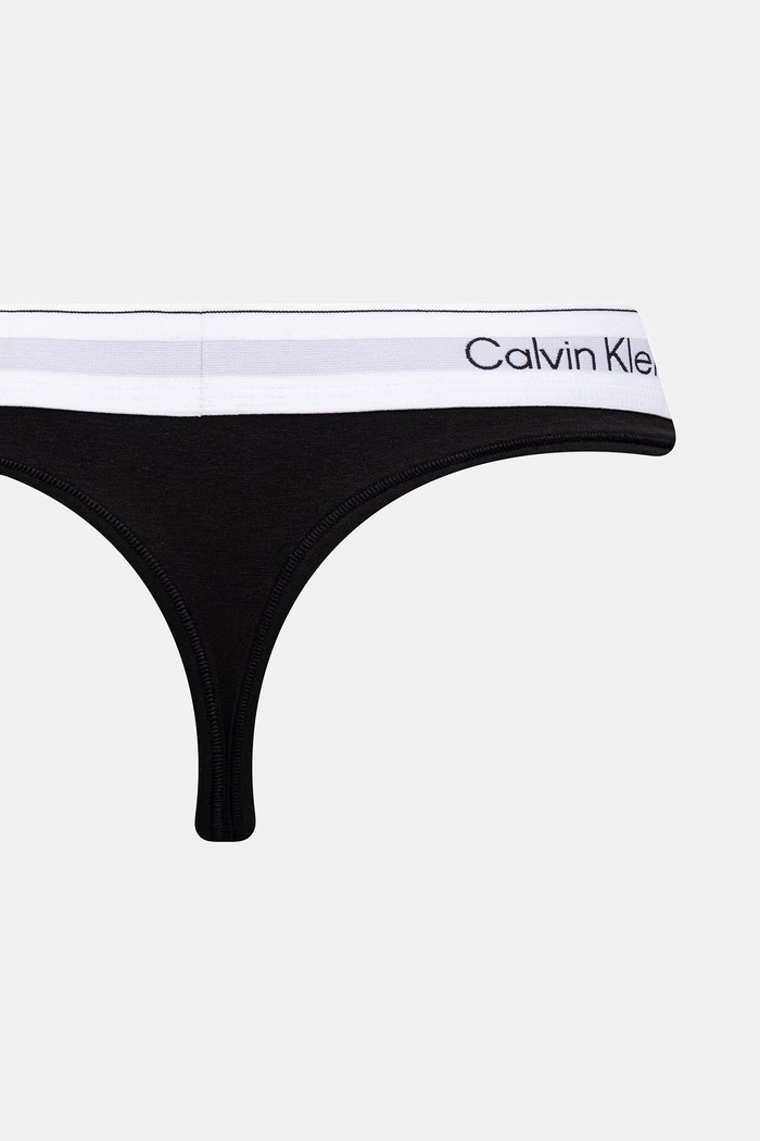Calvin Klein Underwear tanga pentru femei pachet de 2 LV00QF8834 negru