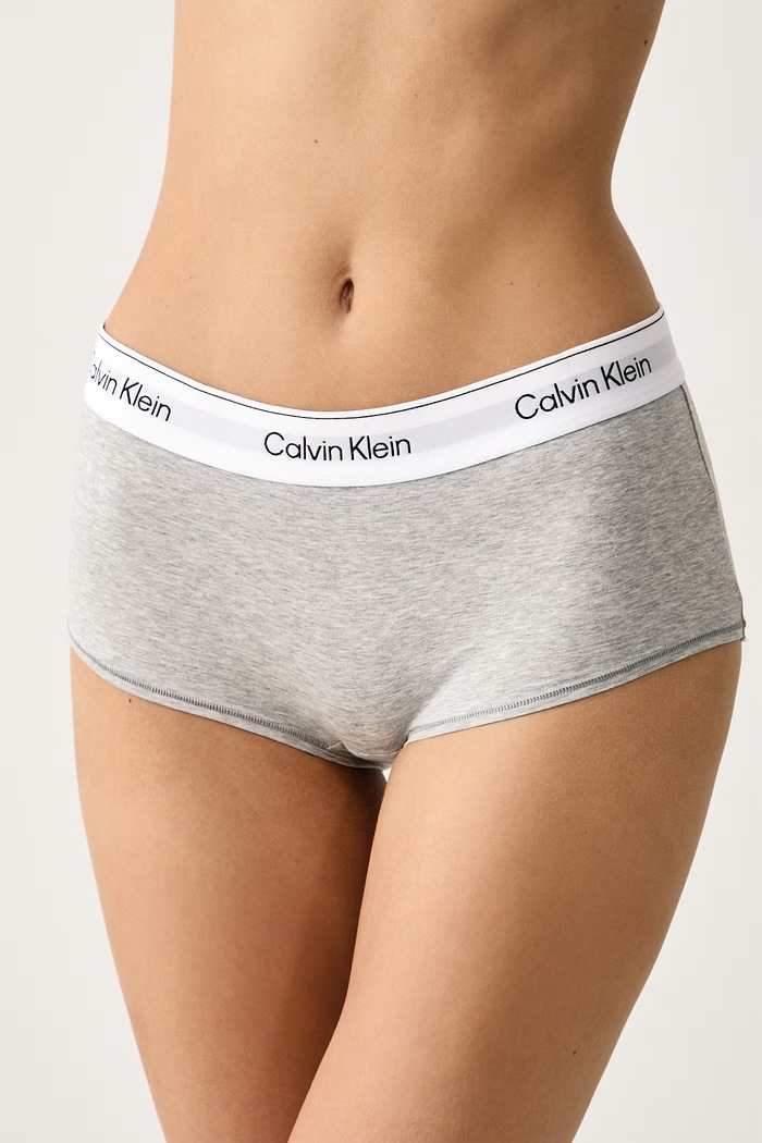 Calvin Klein Underwear Nohavičky dámske s modalom sivá LV00QF8527