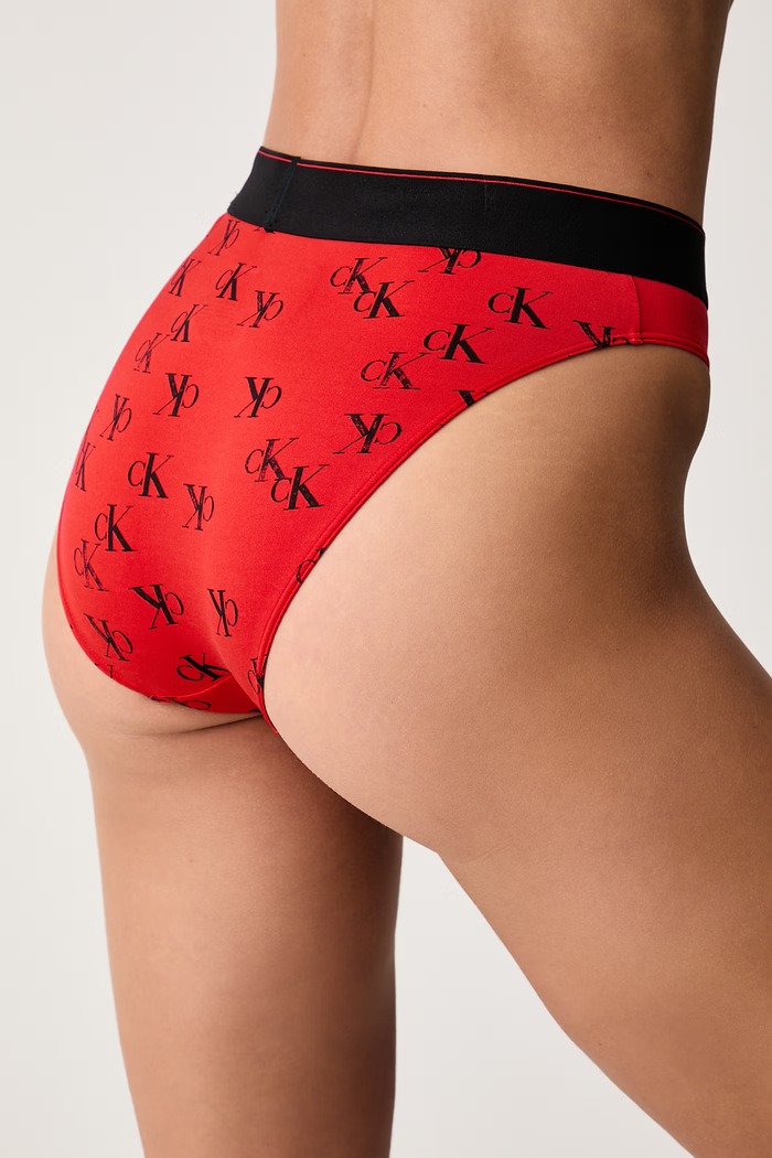 Odzież Calvin Klein Underwear Figi damskie LV00QF8705 czerwony