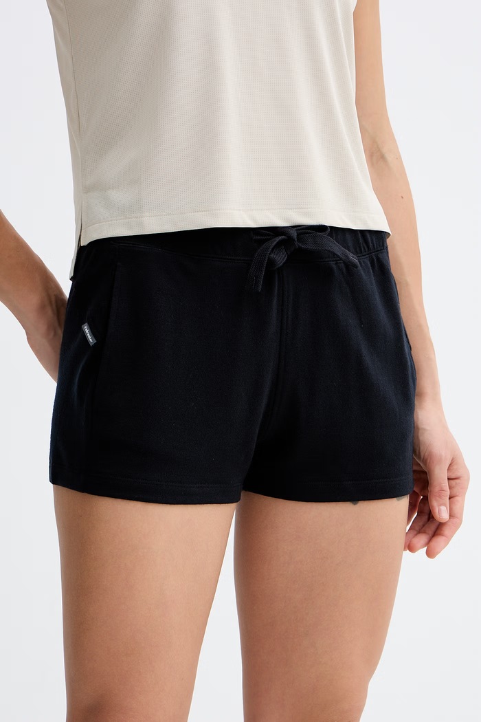 Icebreaker pantaloncini da donna in lana merino Crush nero IB0A56XH0011