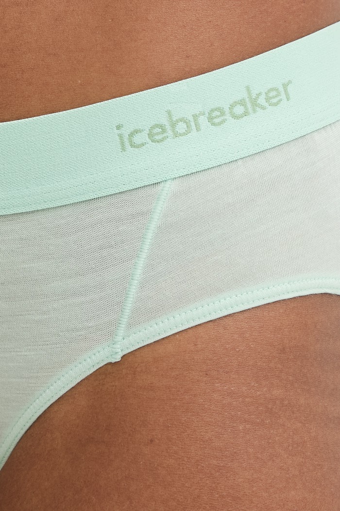 Ρούχα Icebreaker γυναικεία με μαλλί μερινό Mer 125 Cool-Lite Sprite Hipster IB0A57250A21 πράσινο
