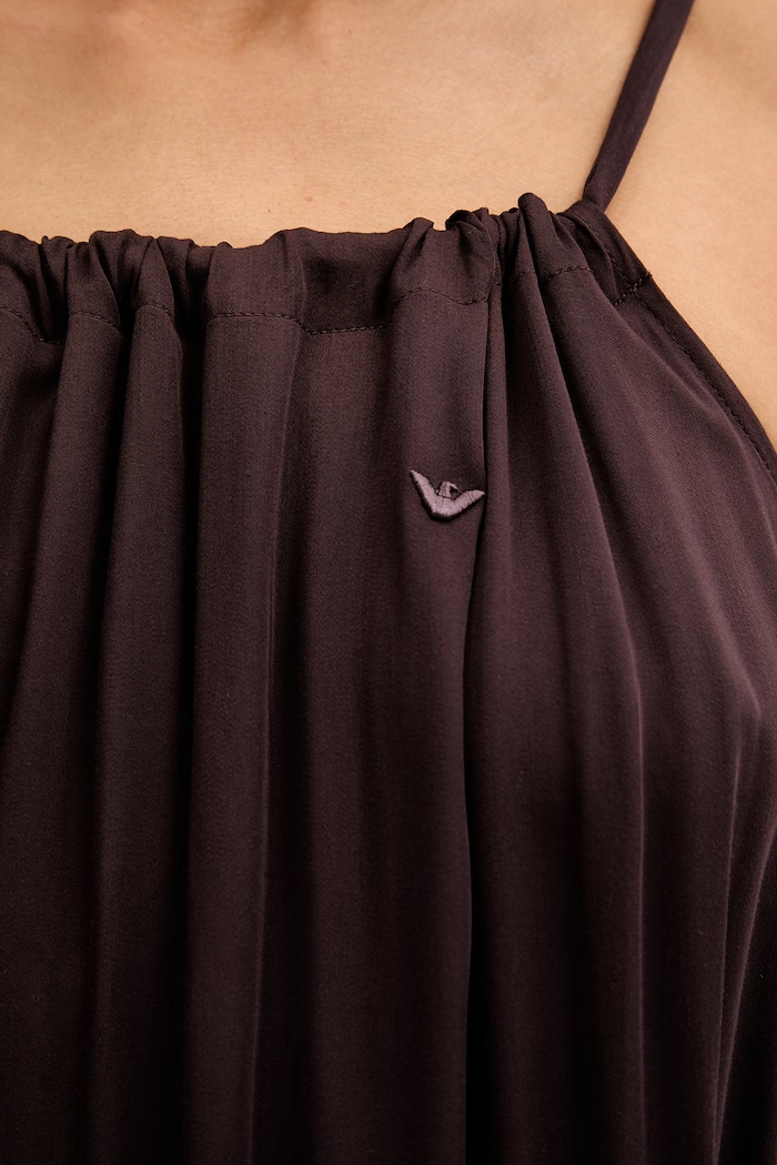Emporio Armani Underwear sukienka plażowa damska EW003416.AF20249 brązowy