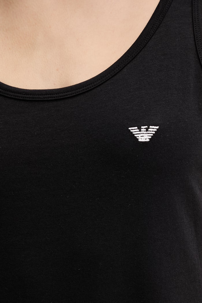 Nočná košeľa Emporio Armani Underwear EW000494.AF19023 čierna