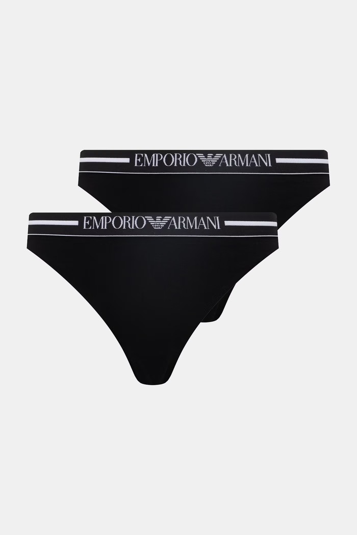 Emporio Armani Underwear chiloți 2-pack figi negru EW000406.AF19023