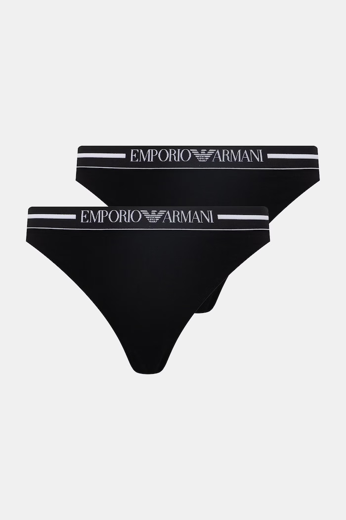 Emporio Armani Underwear chiloți 2-pack figi negru EW000406.AF19023