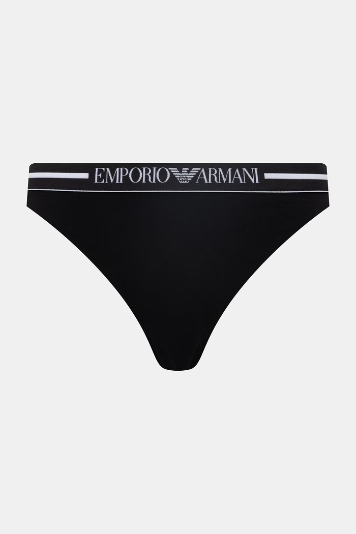 Emporio Armani Underwear chiloți 2-pack EW000406.AF19023 negru SS26