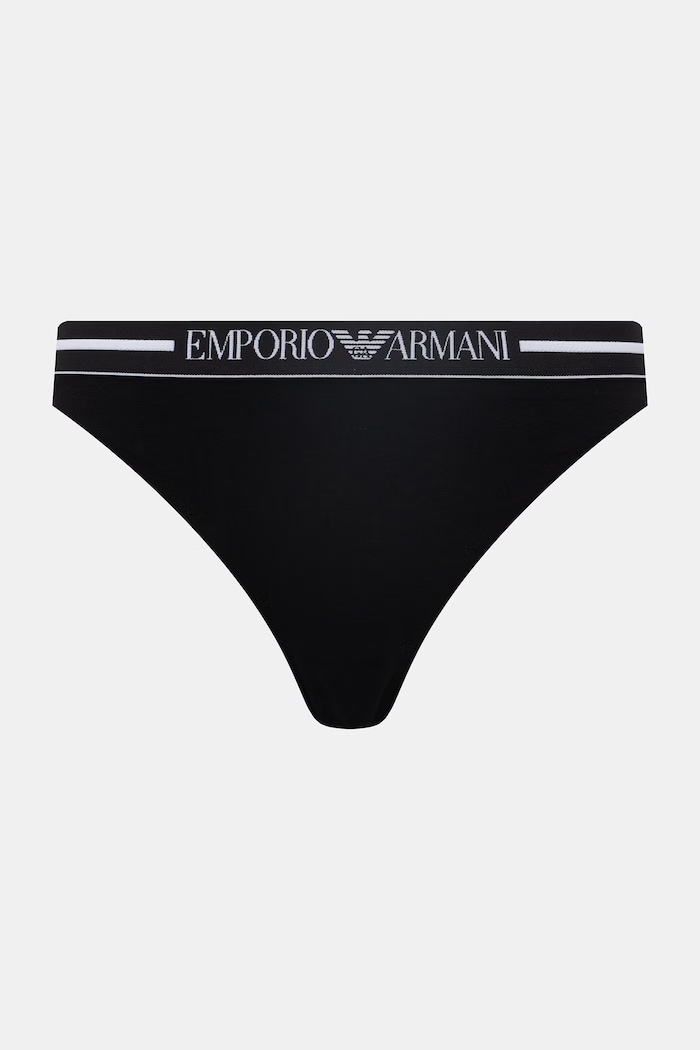 Emporio Armani Underwear chiloți 2-pack EW000406.AF19023 negru SS26
