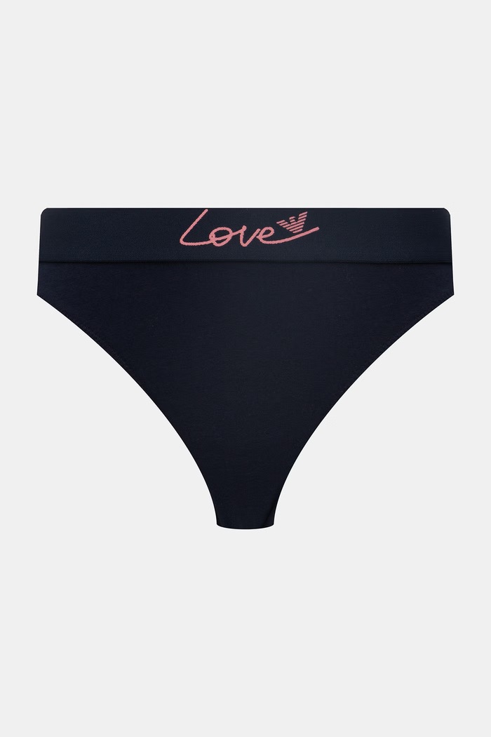 Emporio Armani Underwear figi 2-pack EW000404.AF19049 granatowy SS26