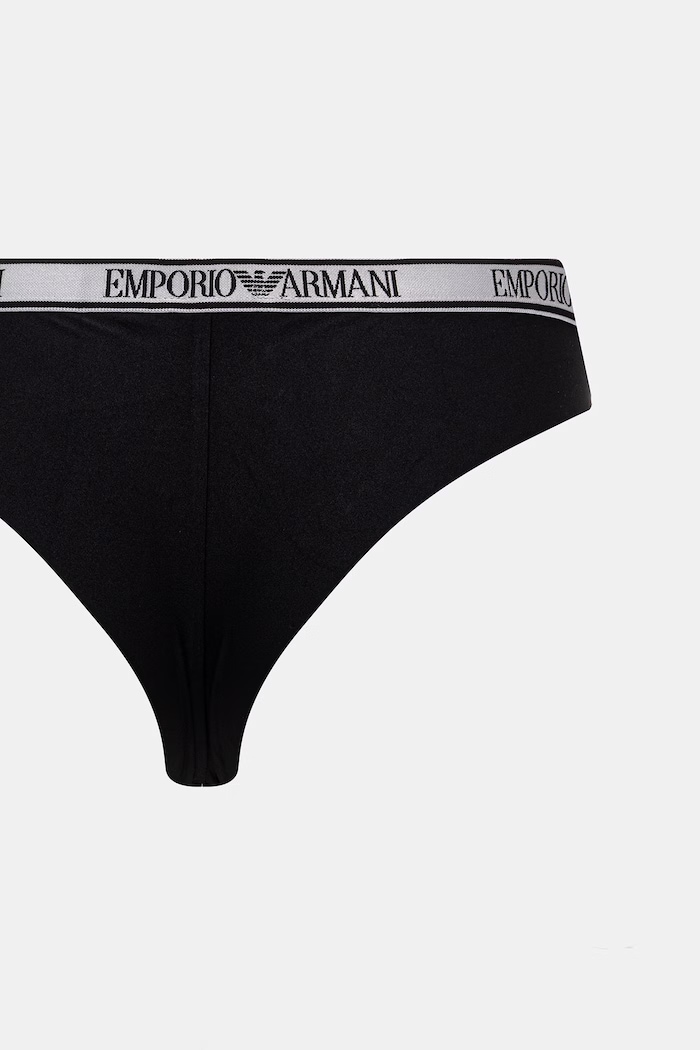 Îmbrăcăminte Emporio Armani Underwear chiloți full brief pentru femei pachet de 2 EW000404.AF19028 negru