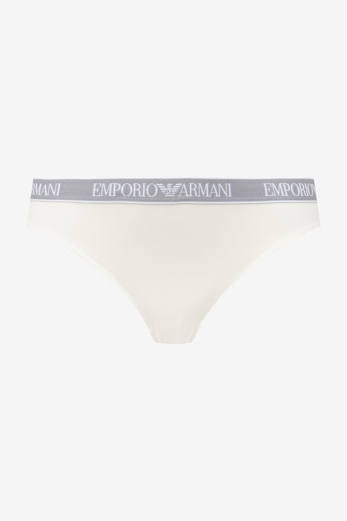 Emporio Armani Underwear chiloți full brief pentru femei pachet de 2 EW000403.AF19026 bej SS26