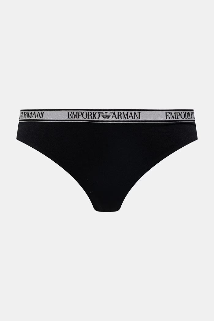 Emporio Armani Underwear chiloți g-string pentru femei pachet de 2 EW000402.AF19028 negru SS26
